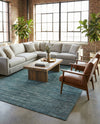 Bloomsbury Elegance Collection Area Rug -  Kensington (Blue) Rectangle Blue  lifestyle 18