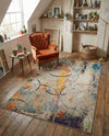 Chromatic Oasis Collection Area Rug -  Fresco Rectangle Multi  lifestyle 14