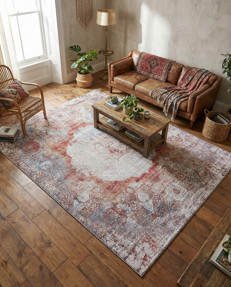 Laguna Sands Collection Area Rug - Catalina Rectangle Multi  lifestyle 22
