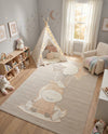Wonder Tykes Collection Area Rug - Enchanted Rectangle Peach Blossom  lifestyle 15