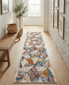 Jewel Oasis Collection Area Rug -  Topaz Runner Multi  lifestyle 49