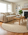 Urban Oasis Rugs Collection Area Rug -  Rooftop (Beige) Round Beige  lifestyle 66