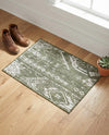 Desert Nomad Terrace Collection Area Rug - Sahara (Green) Rectangle Green  lifestyle 32