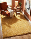 Alpine Plush Collection Area Rug - Verbier Rectangle Yellow  lifestyle 16