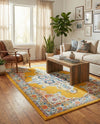 Beverly Grove Collection Area Rug -  Fairfax (Yellow) Rectangle Yellow  lifestyle 26