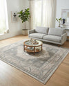 Savannah Series Collection Area Rug -  Augusta (Mink) Square Mink  lifestyle 69