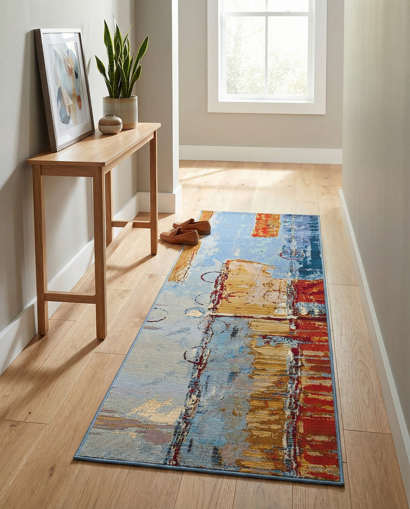Urban Terrace Collection Area Rug -  Arbour Runner Multi  lifestyle 26