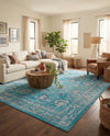 Geneva Terrace Collection Area Rug -  Lausanne Rectangle Blue  lifestyle 33