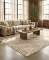 Luminara Sands Collection Area Rug - Elysium (Sand) Rectangle Sand  lifestyle 15