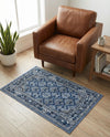 Horizon Collection Area Rug -  Aurora Rectangle Blue  lifestyle 4