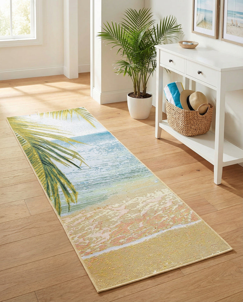 Seaside Haven Rugs Collection Area Rug -  Tides Runner Multi  lifestyle 25