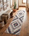 Desert Modern Eco Rug Series Collection Area Rug - Sedona Runner Multi  lifestyle 48