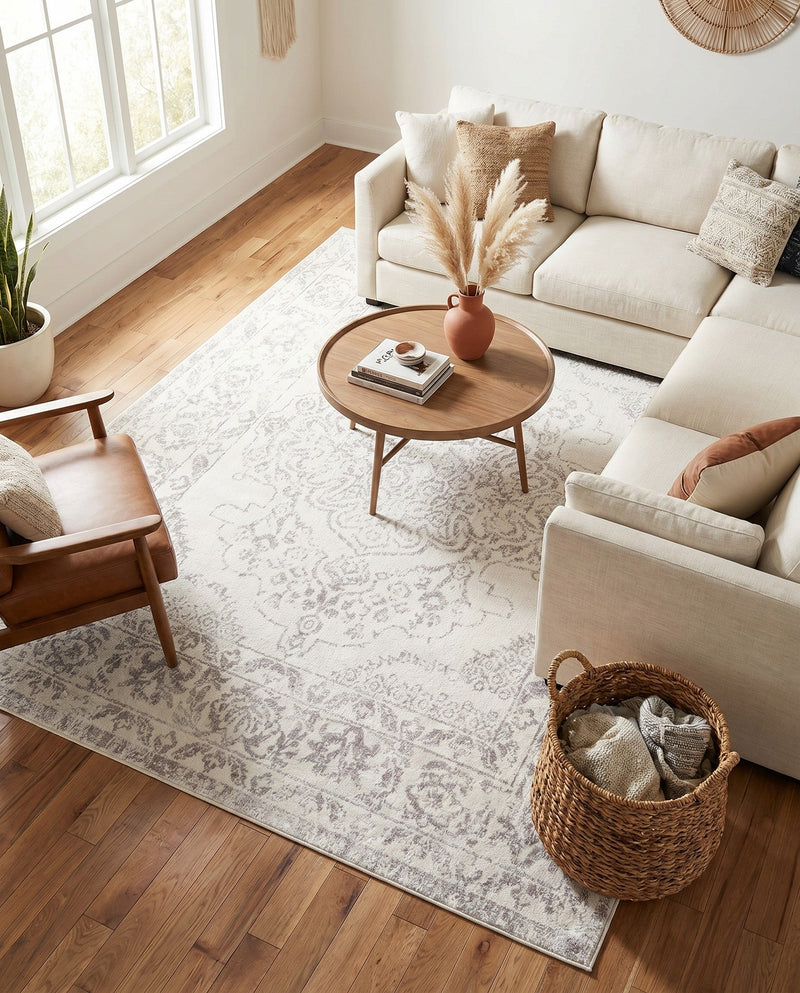 Cambridge Classics Collection Area Rug -  Magdalene (Ivory) Rectangle Ivory  lifestyle 8