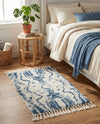 Cozy Cove Shag Collection Area Rug -  Seabreeze Rectangle Blue  lifestyle 28