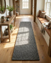 Woolen Sphere Collection Area Rug - Orbsburg (Gray) Runner Gray  lifestyle 26