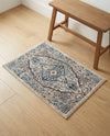 Seville Stripes Collection Area Rug - Cadiz (Blue) Rectangle Blue  lifestyle 15