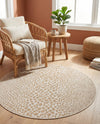 Urban Oasis Rugs Collection Area Rug -  Terrace (Dark Beige) Round Dark Beige  lifestyle 38