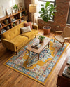Beverly Grove Collection Area Rug -  Fairfax (Yellow) Rectangle Yellow  lifestyle 6