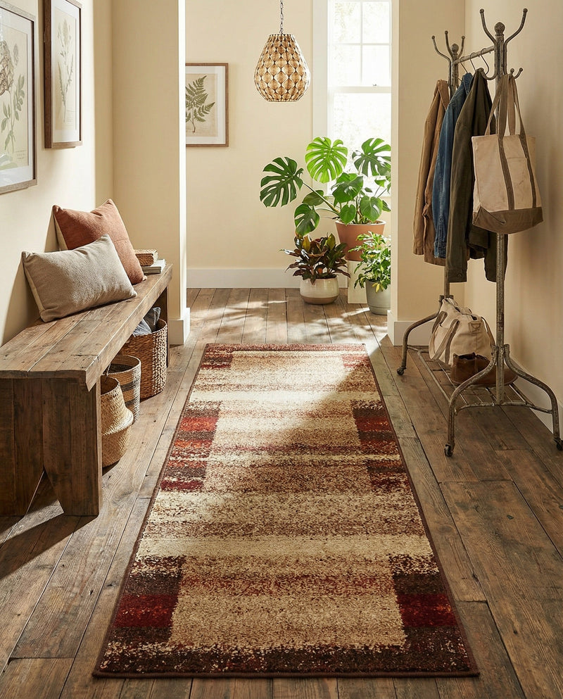 Autumn Meadow Collection Area Rug -  Maplecrest Runner Beige  lifestyle 30