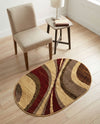 Bistro Lounge Collection Area Rug -  Frappe Oval Beige  lifestyle 40