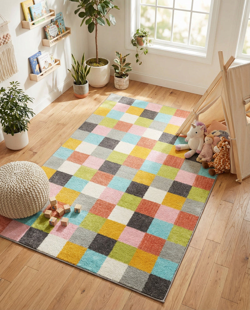 Wonder Tykes Collection Area Rug -  Mythic Rectangle Multi  lifestyle 7