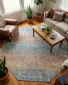 Coastal Haven Collection Area Rug -  Oceania Octagon Multi  lifestyle 36