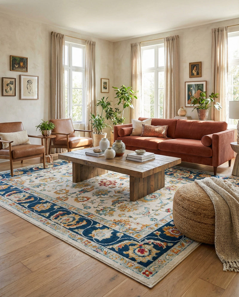 Adriana Terrace Collection Area Rug -  Positano (Multi) Rectangle Multi  lifestyle 15