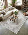 Cambridge Classics Collection Area Rug -  Fitzwilliam (Cream) Rectangle Cream  lifestyle 8