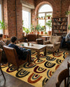 Bistro Lounge Collection Area Rug -  Breve Rectangle Cream  lifestyle 4