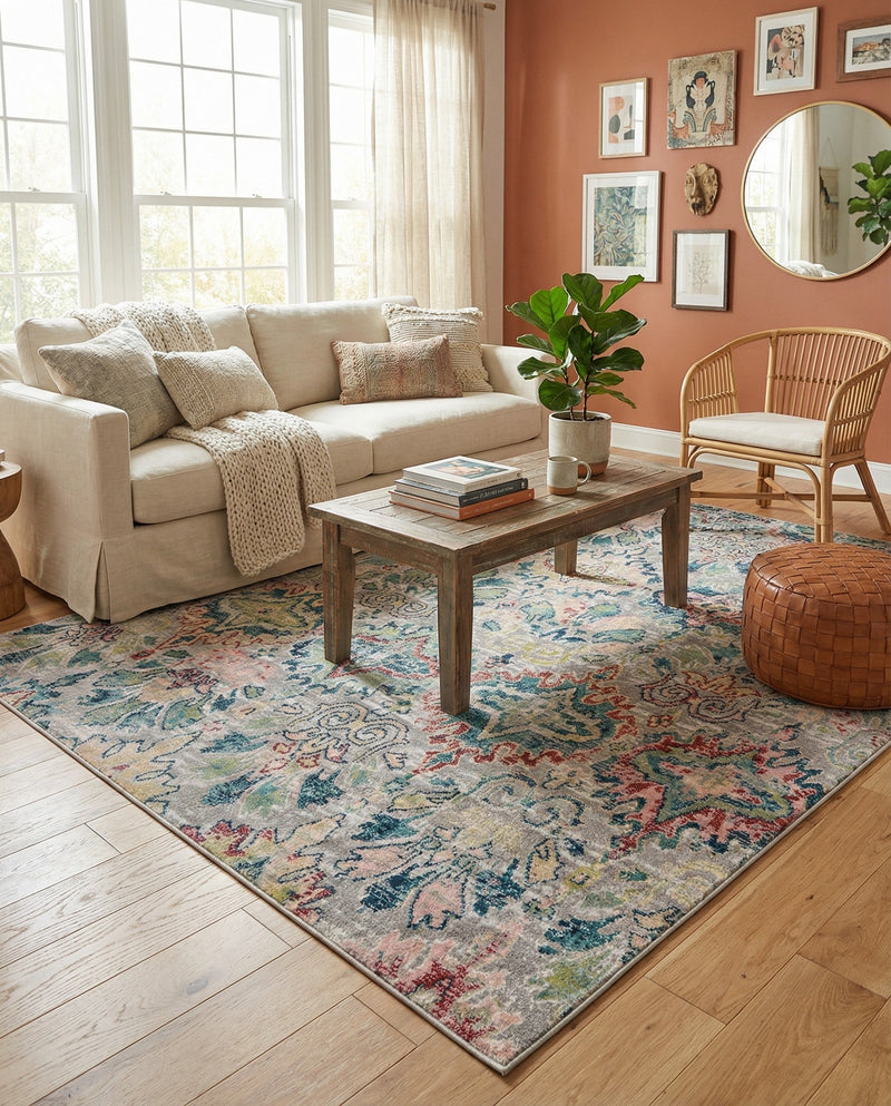 Savannah Elegance Collection Area Rug -  Forsyth Rectangle Multi  lifestyle 36