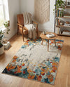 Chromatic Oasis Collection Area Rug -  Twilight Rectangle Multi  lifestyle 34