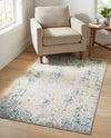 Aegean Elegance Collection Area Rug -  Milos Rectangle Gray Blue  lifestyle 19
