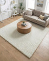 Cozy Comfort Shag Collection Area Rug - Haven (White) Square White  lifestyle 74