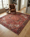 Bazaar Chic Collection Area Rug -  Essaouira Square Rust Red  lifestyle 55