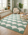 Wonder Tykes Collection Area Rug - Sparklewood Rectangle Soft Green  lifestyle 37