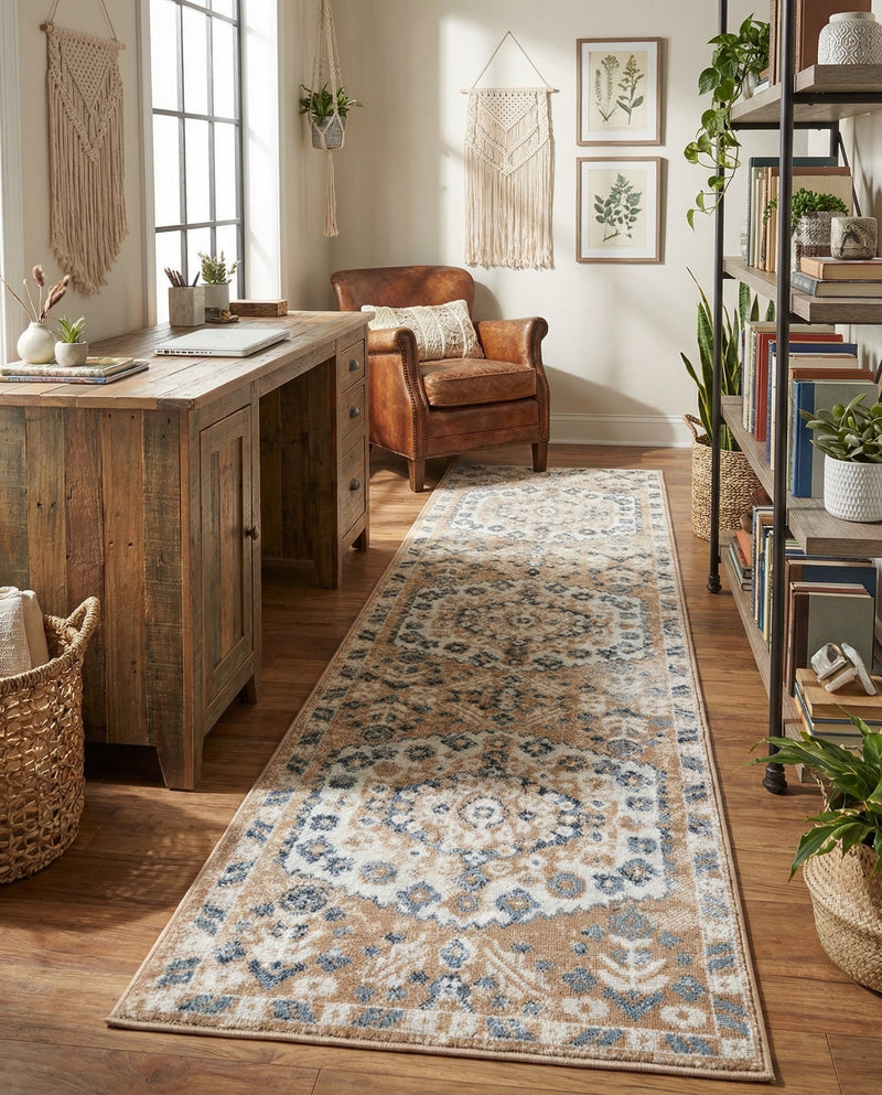 Cambridge Classics Collection Area Rug -  Pembroke (Beige) Runner Beige  lifestyle 71