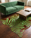 Savannah Hideaway Collection Area Rug -  Kalahari Rectangle Green and Brown   lifestyle 3