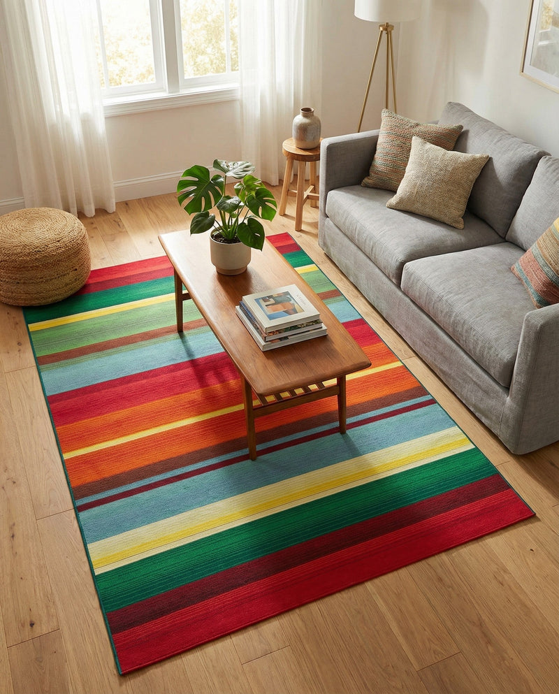 Urban Terrace Collection Area Rug -  Canopy Rectangle Multi  lifestyle 11