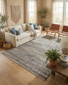 Osian Looms Collection Area Rug - Mumbai Rectangle Navy Blue  lifestyle 13