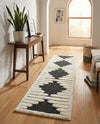 Monochrome Collection Area Rug -  Ash Runner Gray  lifestyle 55