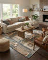 Savannah Sojourn Collection Area Rug -  Tsavo Square Multi  lifestyle 79