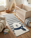 Wonder Tykes Collection Area Rug -  Dreamland Runner Gray  lifestyle 56