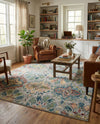 Savannah Elegance Collection Area Rug -  Forsyth Rectangle Multi  lifestyle 49