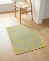 Urban Oasis Rugs Collection Area Rug -  Penthouse (Yellow and Aqua) Rectangle Yellow and Aqua  lifestyle 19