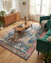 Casablanca Tapestry Collection Area Rug - Fes Rectangle Multi  lifestyle 36
