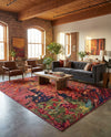Autumnal Tapestry Collection Area Rug -  Chromaticville Rectangle Multi  lifestyle 12
