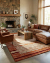 Autumn Meadow Collection Area Rug -  Nutmegwood Rectangle Beige  lifestyle 17