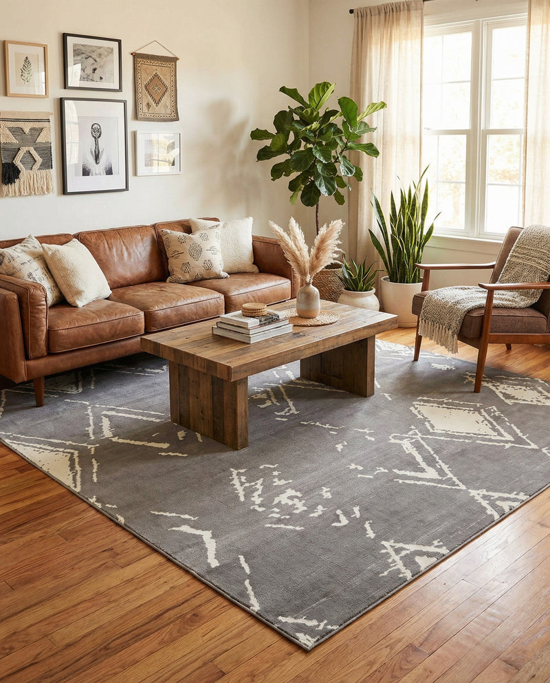 Metro Heights Collection Area Rug -  Madison Rectangle Gray  lifestyle 27