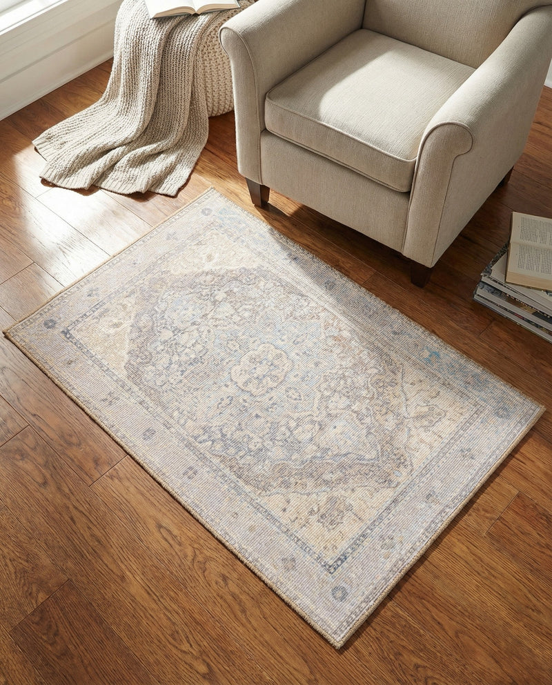 Heritage Elegance Collection Area Rug -  Schonbrunn Rectangle Cream  lifestyle 37