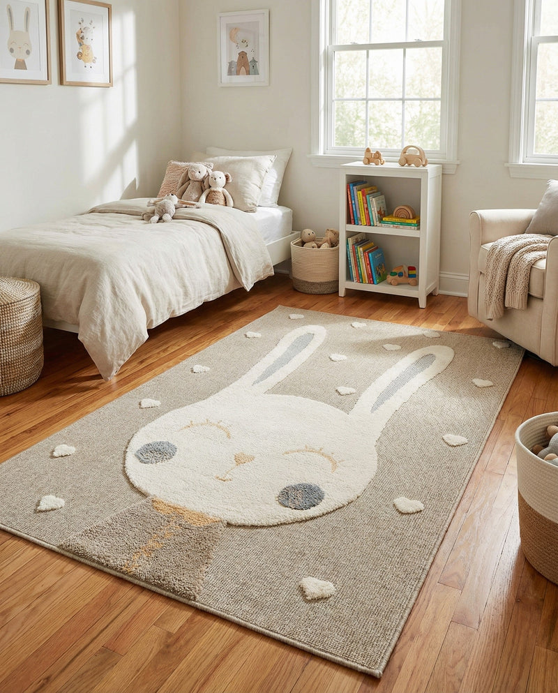 Wonder Tykes Collection Area Rug -  Blisswood Rectangle Peach Blossom  lifestyle 4